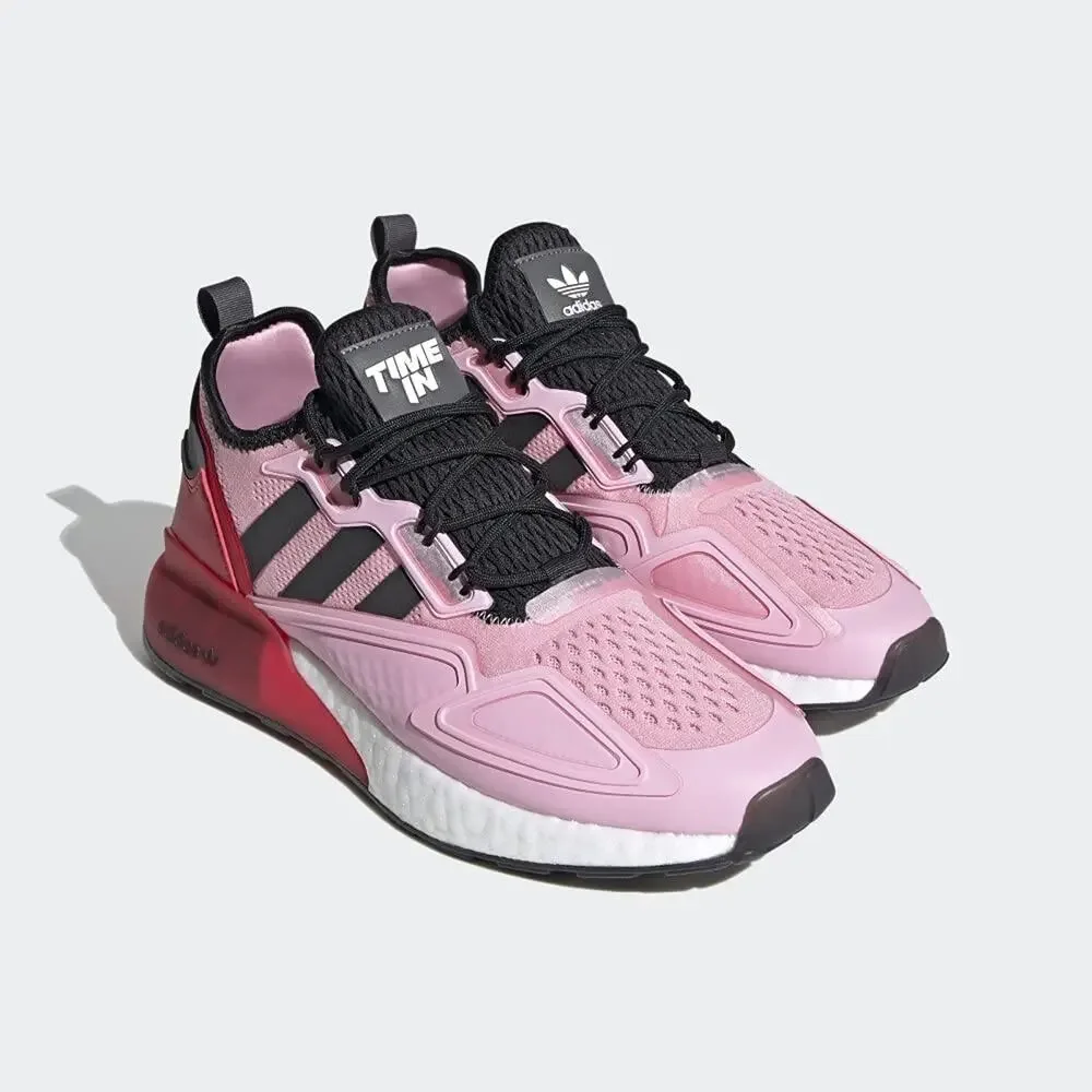 ADIDAS NINJA ZX 2K BOOST SHOES MEN'S, PINK, SIZE 13.5